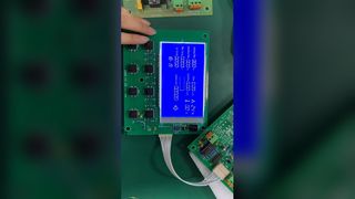 Custom STN Blue Negative Transmissive LCD Module for Air Purification Systems